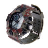 Tactical montre homme analogique et digitale camo