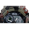 Tactical montre homme analogique et digitale camo