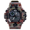 Tactical montre homme analogique et digitale camo