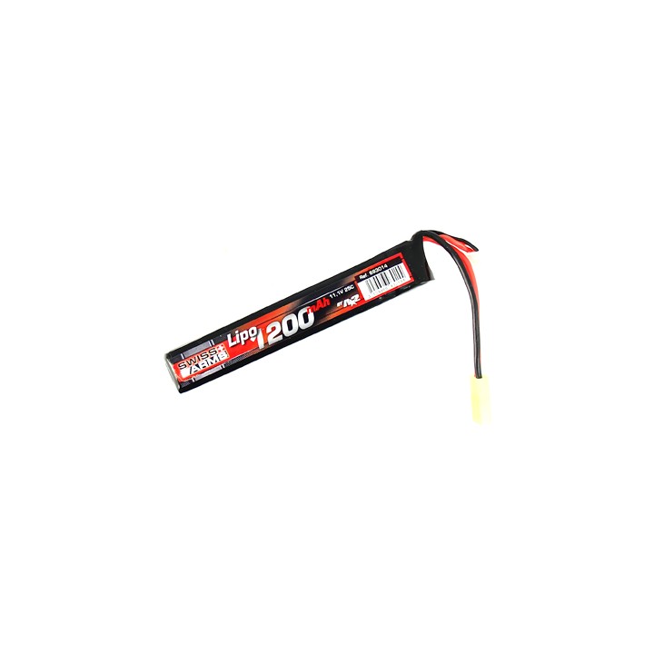 SWISS ARMS Lipo 11,1V 1200mAh 25C Stick - Batteries