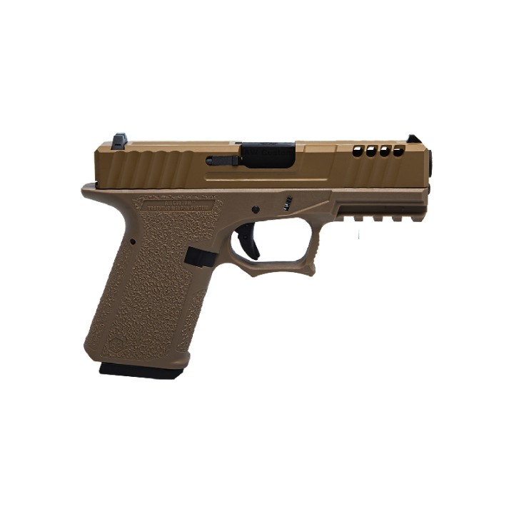 AWCustom VX9 mod 1 TAN Metal slide GBB Gas 6mm 23BBs 1J