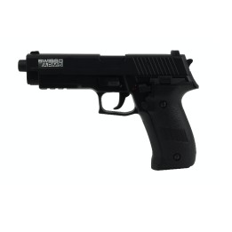 Swiss Arms Navy Pistol AEP Mosfet RTP Lipo Metal Slide 6mm 0,4J 30BBS