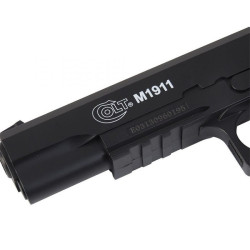 COLT 1911 MATCH Co2 culasse plastique fixe 6mm 15BB's