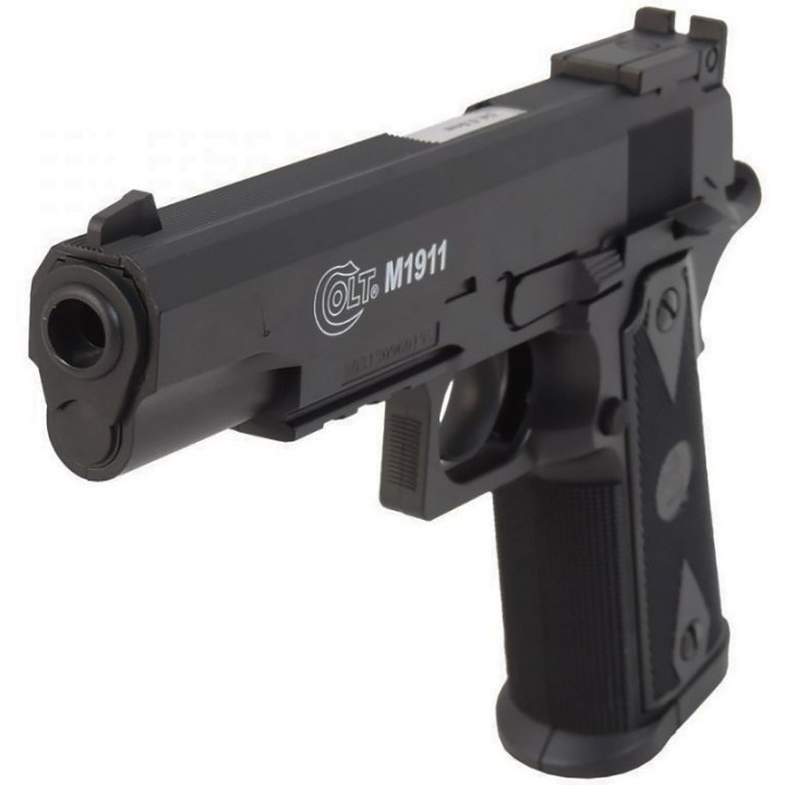 COLT 1911 MATCH Co2 culasse plastique fixe 6mm 15BB's