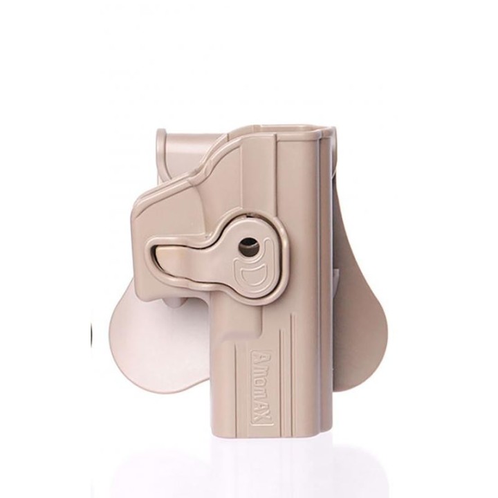 Amomax Holster pour Glock Airsoft GEN1 - couleur : Dark Earth, Sens : Gauche