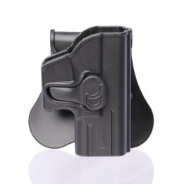 Amomax Holster pour Glock 43 Gen 2 - couleur : Noir, Sens : Droite