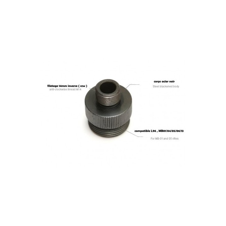 Adaptateur pour silencieux L96 MB01/04/05/06/13