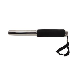 Matraque téléscopique chromée 60 cm grip antidérapant (avec étui)