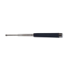Matraque Téléscopique Acier Grip Mousse 21 pouces Noir chrome