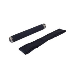 Matraque Téléscopique Acier Grip Mousse 21 pouces Noir chrome