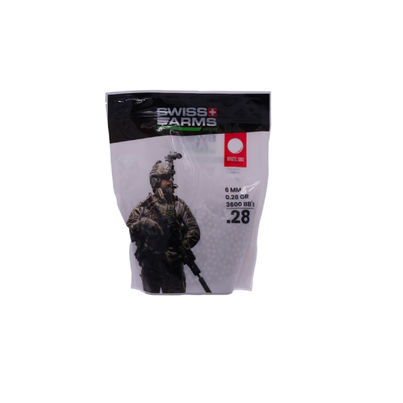 Billes airsoft Swiss Arms - King Arms 0.28G 1KG Blanche