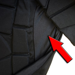 Paintball chest protector Black Eagle - Black taille Kids
