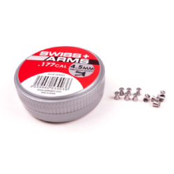 Plombs plats SWISS ARMS de 4,5mm cal.177 Haute Qualité (500pcs) /C5-100