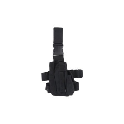 Drop-Leg Holster with Magazine Pouch – Black