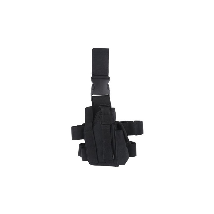 Drop-Leg Holster with Magazine Pouch – Black
