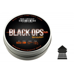 Boîte de 500 plombs Black Ops Sharp à tête pointure...