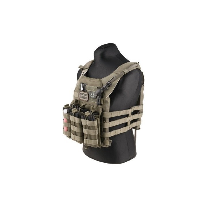 Jump type tactical vest - olive