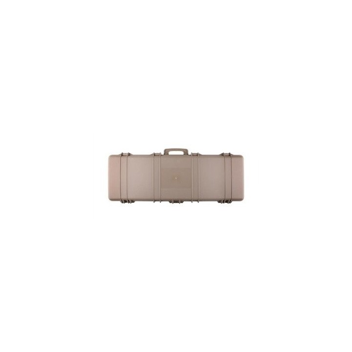 Gun Case 104cm mallette de transport sécuritaire airsoft - Desert Tan