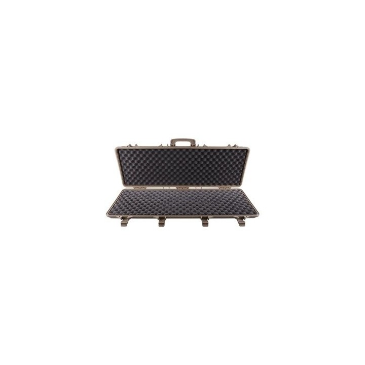 Gun Case 104cm mallette de transport sécuritaire airsoft - Desert Tan