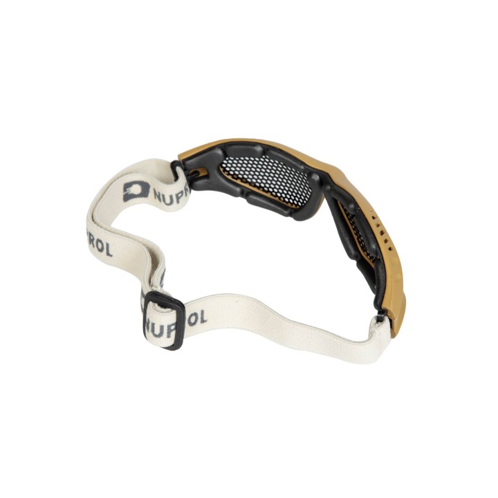 Lunettes Protection petites Nuprol PRO couleur Tan sécurité airsoft