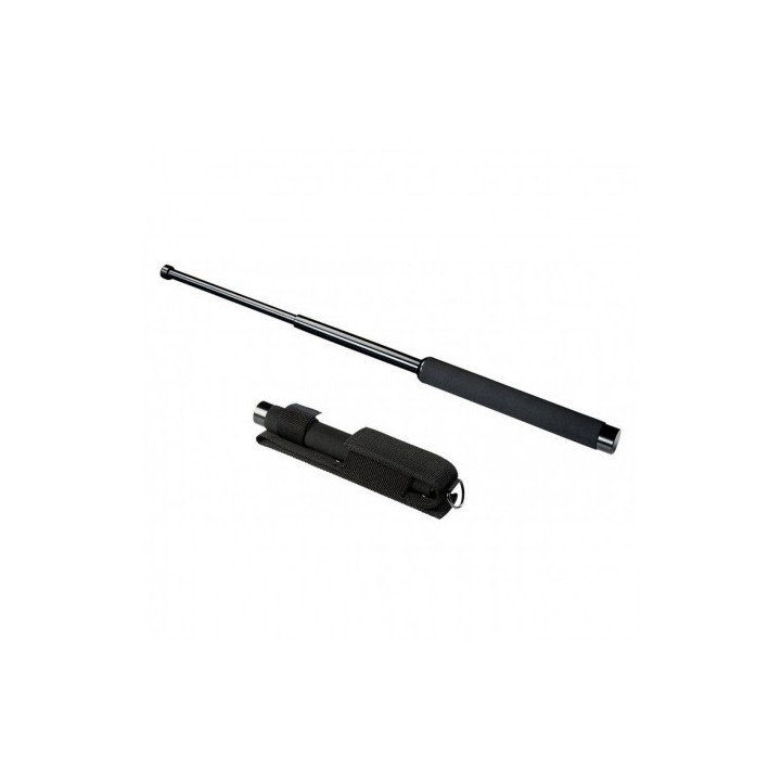 Bâton De Défense Télescopique - Noir marque TOE pour armement airsoft