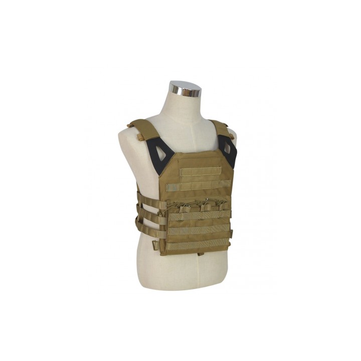 Gilet porte-plaques Swiss Arms - Coyote Tan pour airsoft équipement moderne confort
