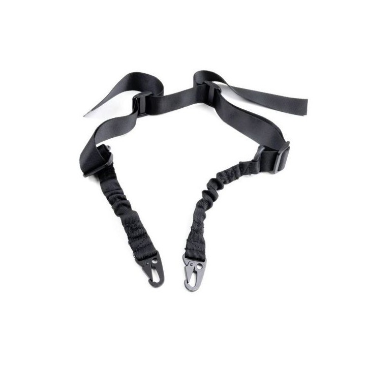 Sangle 2 points polyester noire