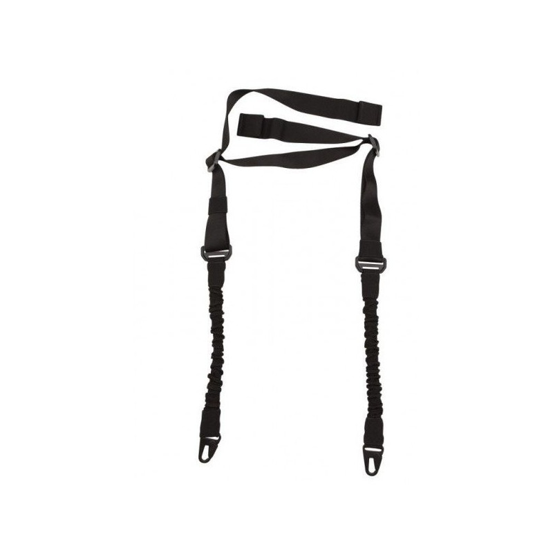 Sangle Tactique à 2 points - Polyester Noire