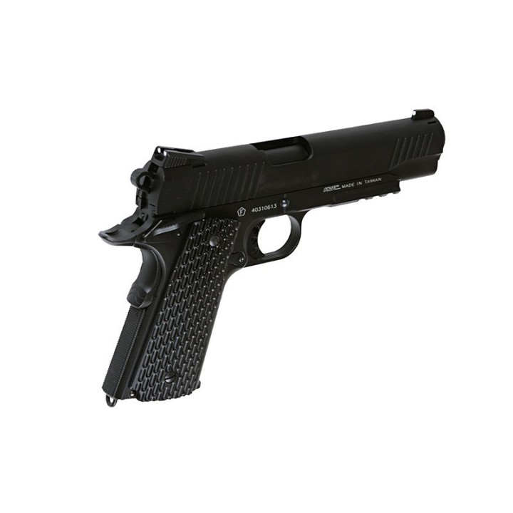 REPLIQUE DE POING 1911 GAZ GBB FULL METAL - Réplique airsoft