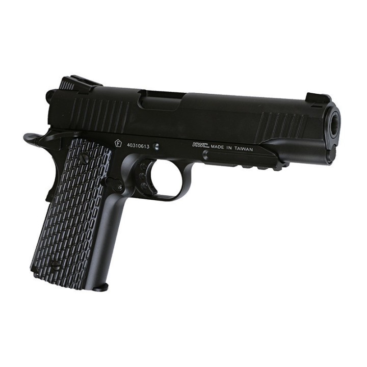 REPLIQUE DE POING 1911 GAZ GBB FULL METAL - Réplique airsoft