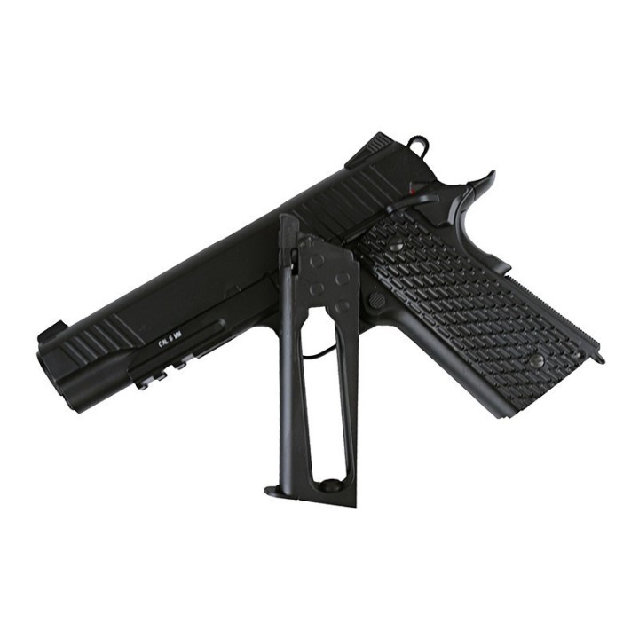 REPLIQUE DE POING 1911 GAZ GBB FULL METAL - Réplique airsoft