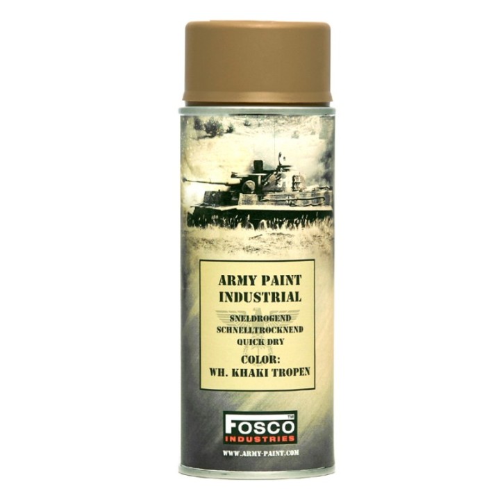 Fosco military spray paint mat - 400ml sandgelb mat