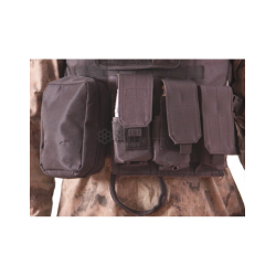 GILET PLATE CARRIER NOIR DELTA TACTICS V07