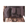 GILET PLATE CARRIER NOIR DELTA TACTICS V07
