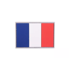 French Flag Emblem Velcro - Tactical 3D Patch High Resistance