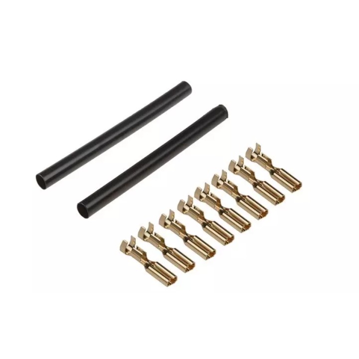 Set of Golden-Plated Motor Clamps - 8 Pcs