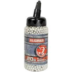 Airsoft BBs 0,20g White Kalashnikov - 2000 Bullets