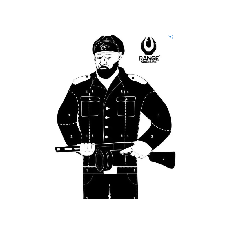 Soviet Shooting Target - 50 Pcs