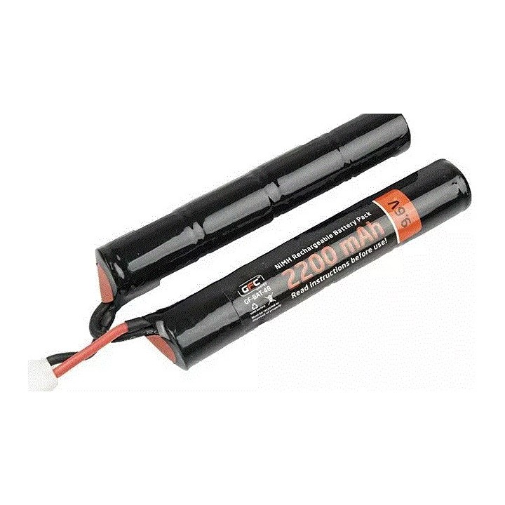 NiMH 9,6V 2200mAh battery - 2pcs