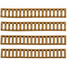 Lot de 4 cache rail Picatinny tan souples