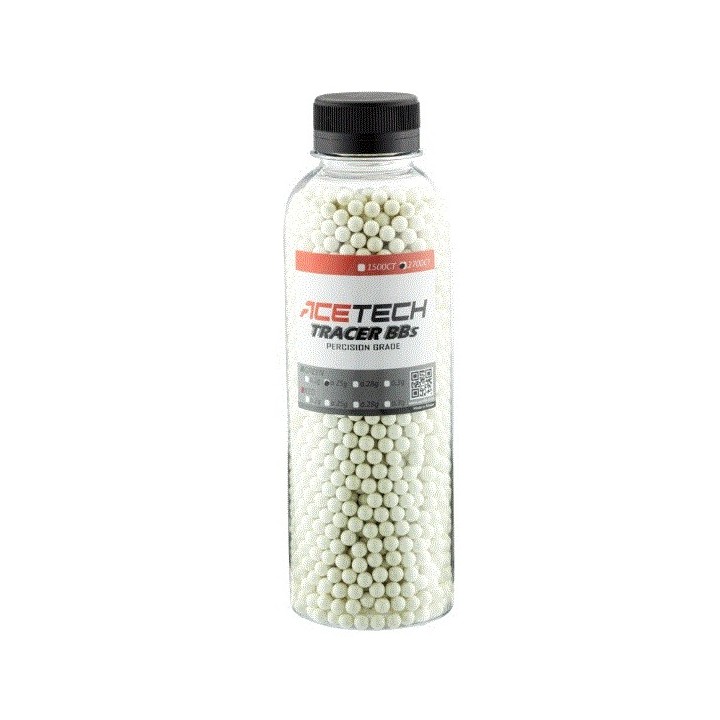 Billes BIO 0,25g x 2700 bouteille Tracer PLA Acetech Verte
