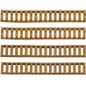 Lot de 4 cache rail Picatinny tan souples