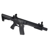 Réplique airsoft AEG M4 Kenji Longue Saigo Defense – rail KeyMod, chargeur 300 billes