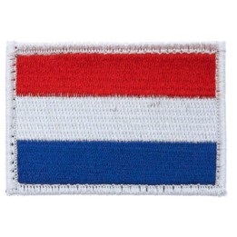 PATCH : DRAPEAU HOLLANDE AVEC VELCRO 1068