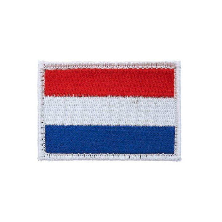 PATCH : DRAPEAU HOLLANDE AVEC VELCRO 1068