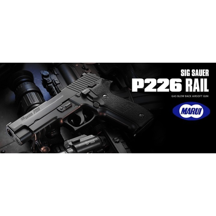 Tokyo Marui P226 RAILED GBB Pistol - Gas airsoft handguns