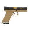 WE R17 T6 tan/gold airsoft GBB replica - Glock style