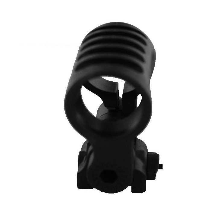 Folding Flashlight Mount Holder for 20mm Gun Rail - Black sans...
