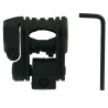 Multi-Position Flashlight Gun Mount for Picatinny Rail - Black [Black Eagle Corporation]