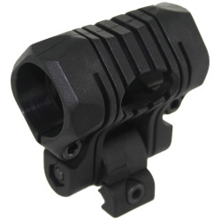 OT 0424 5 Positions Nylon Plastic Gun Mount for Flashlight DE [Black Eagle]